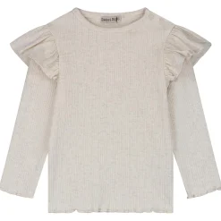 Shirts & Blouses|Shirts & Blouses*Sweet Petit baby shirt Meave lange mouwen effen beige Soft Ecru Melange