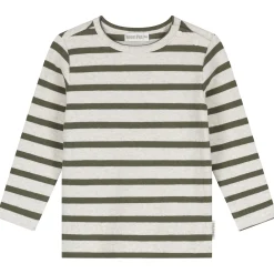 Shirts & Blouses|Shirts & Blouses*Sweet Petit baby shirt Mees lange mouwen effen groen Olivegreen