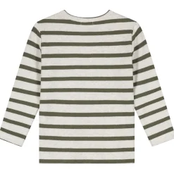 Shirts & Blouses|Shirts & Blouses*Sweet Petit baby shirt Mees lange mouwen effen groen Olivegreen