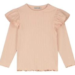 Shirts & Blouses|Shirts & Blouses*Sweet Petit baby shirt Meave lange mouwen effen roze Light Salmon