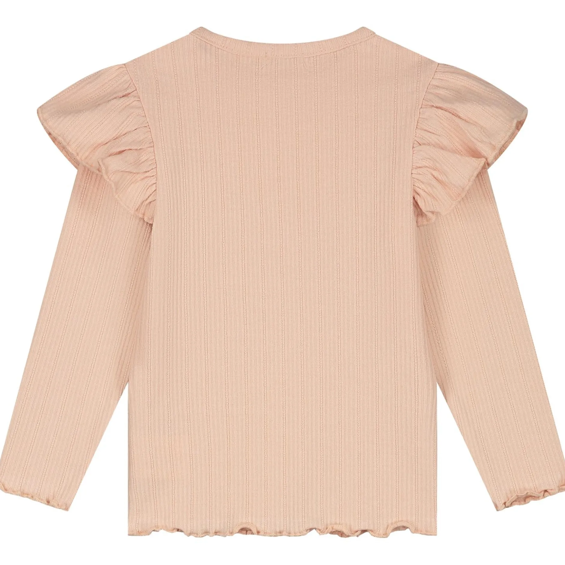 Shirts & Blouses|Shirts & Blouses*Sweet Petit baby shirt Meave lange mouwen effen roze Light Salmon