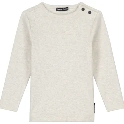 Shirts & Blouses|Shirts & Blouses*Sweet Petit baby shirt Robin lange mouwen effen beige Soft Ecru Melange