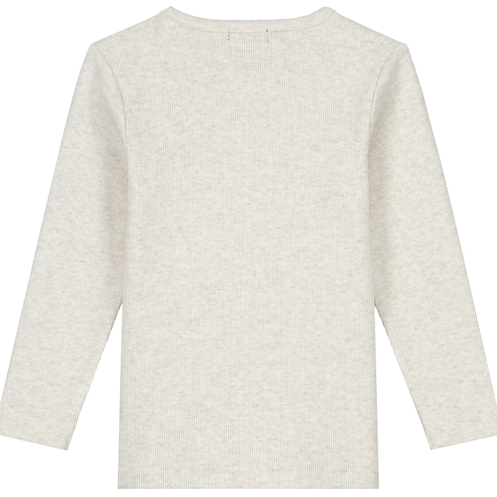 Shirts & Blouses|Shirts & Blouses*Sweet Petit baby shirt Robin lange mouwen effen beige Soft Ecru Melange