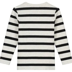 Shirts & Blouses|Shirts & Blouses*Sweet Petit baby shirt Sepp lange mouwen strepen beige Soft Ecru Melange