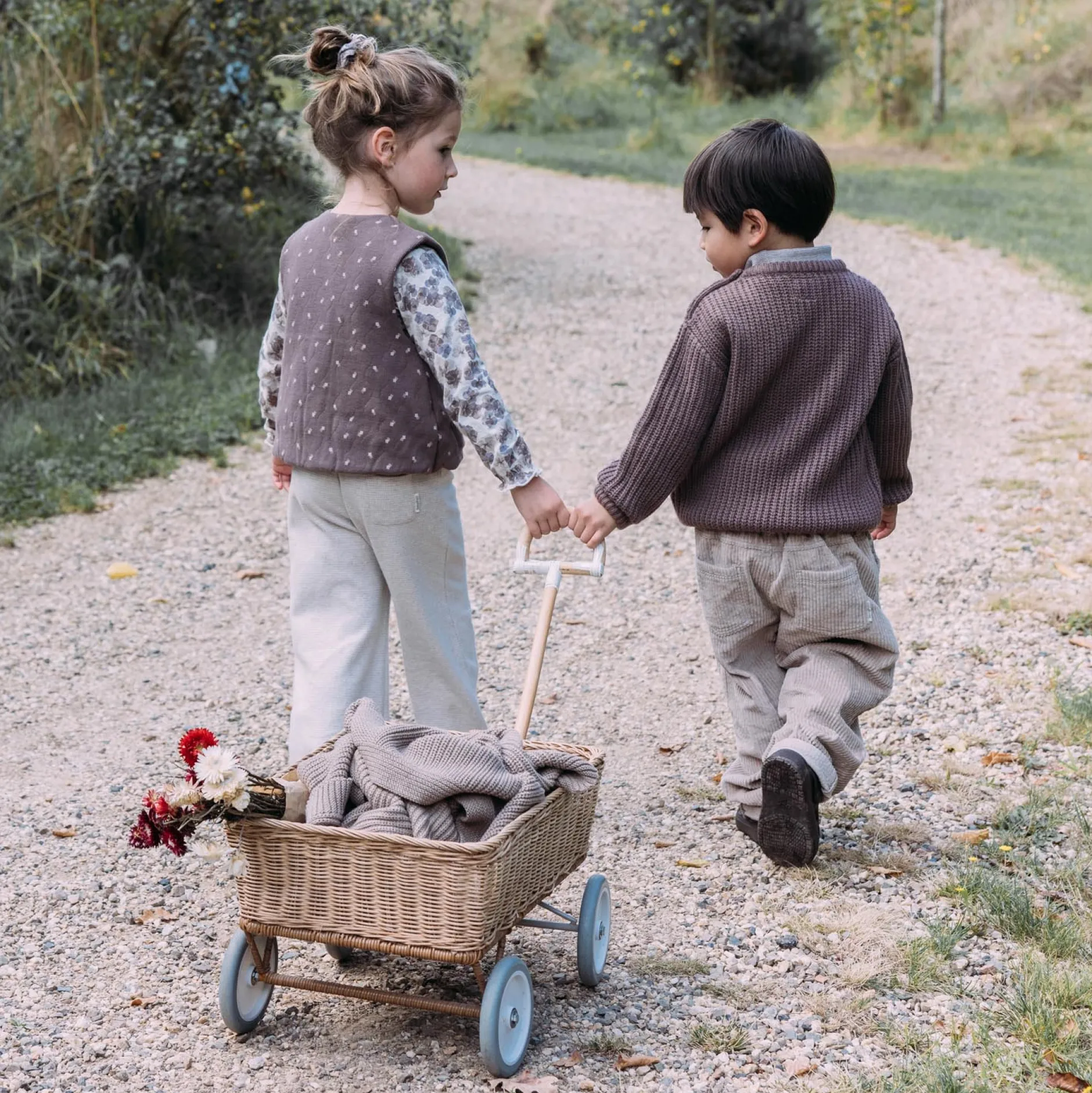 Broeken & Tuinbroeken|Shirts & Blouses*Sweet Petit blouse, shirt & broek Light Clay