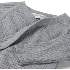 Boxpakjes|Boxpakjes & Jumpsuits*Sweet Petit Mini boxpakje lange mouwen effen blauw Soft Blue Grey