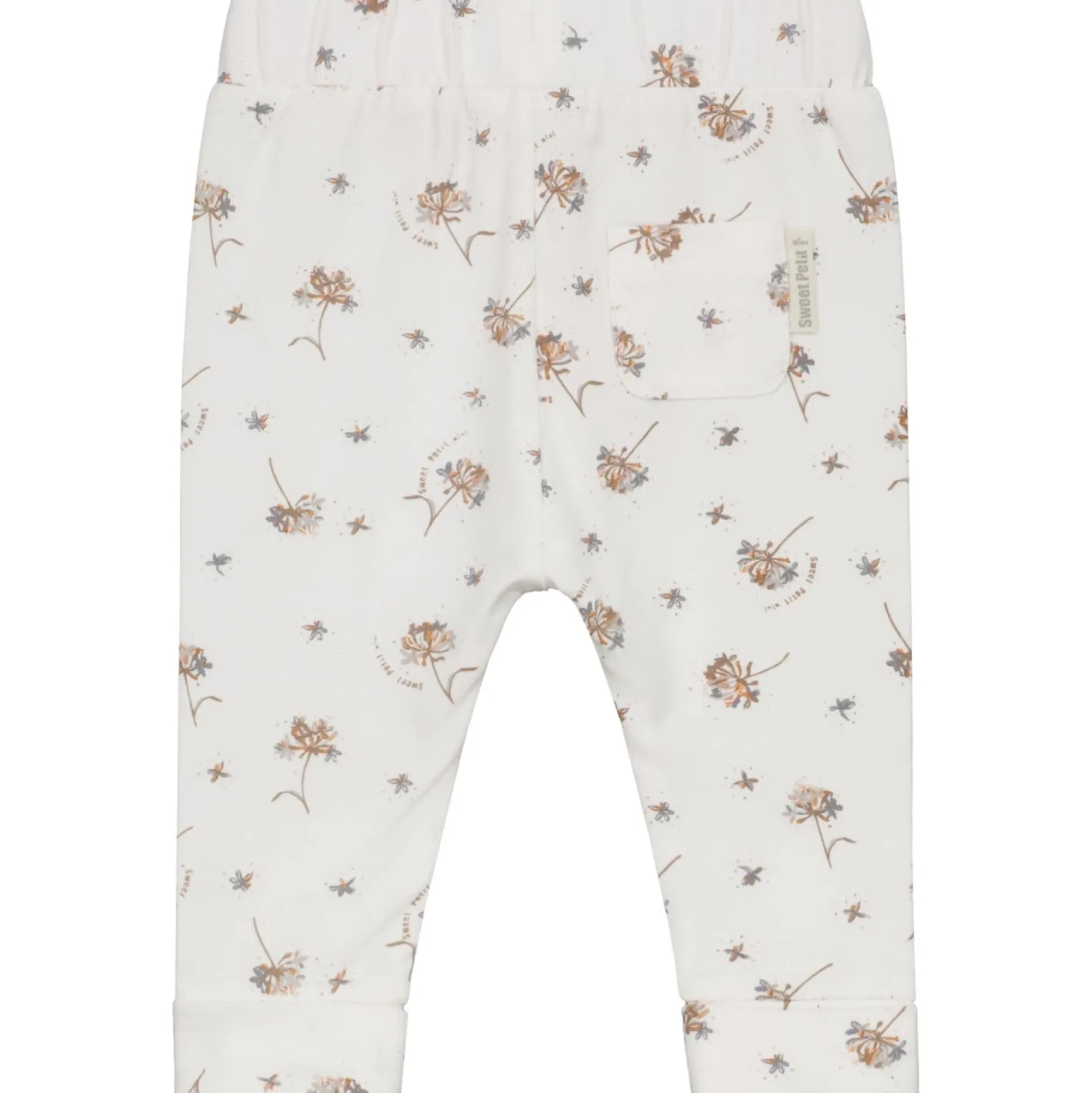 Broeken & Leggings|Broeken*Sweet Petit Mini broek all over print wit Ivory White