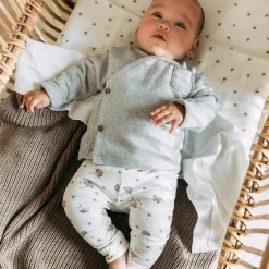 Broeken & Leggings|Broeken*Sweet Petit Mini broek all over print wit Ivory White