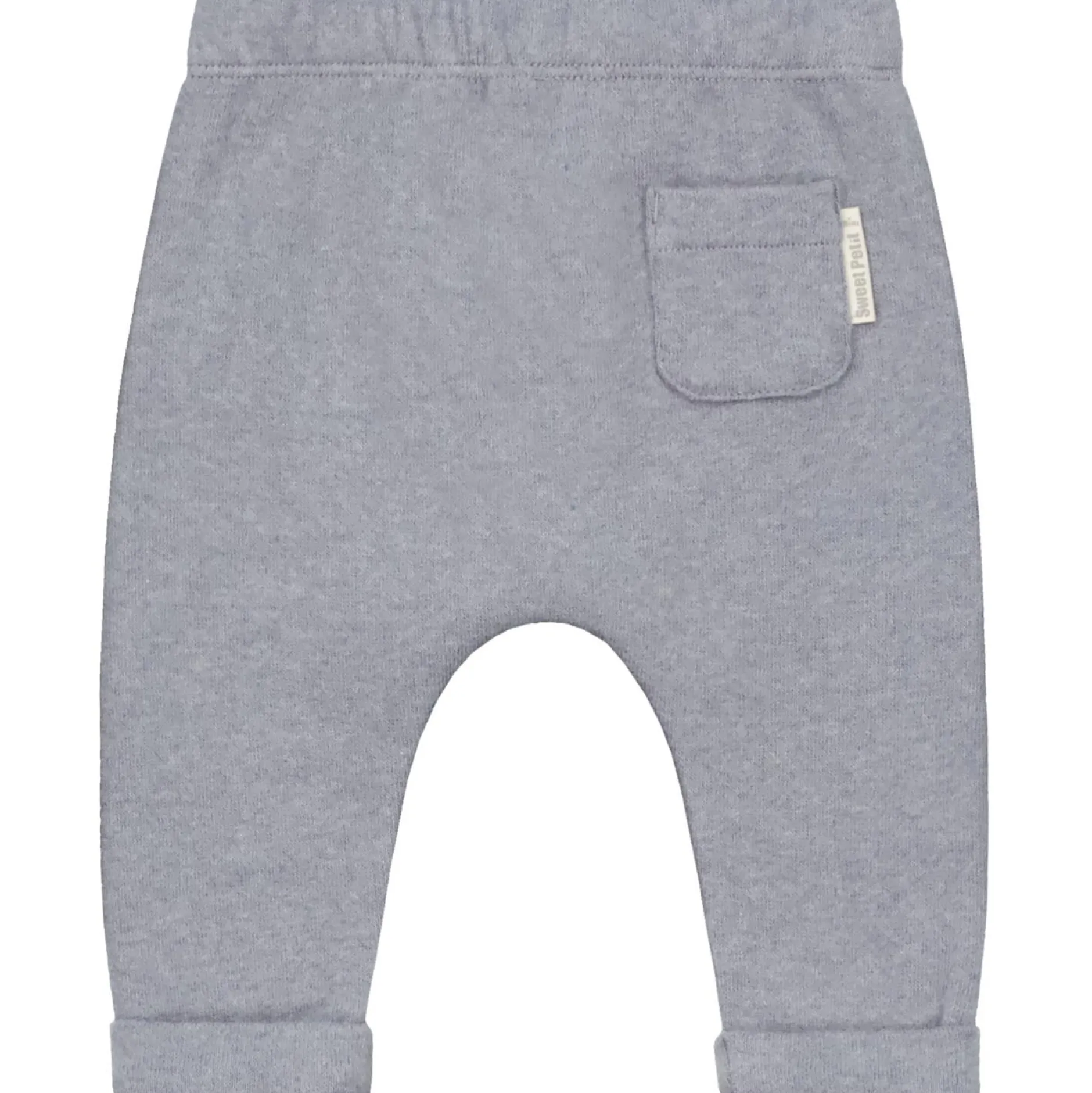 Broeken & Tuinbroeken|Broeken & Leggings*Sweet Petit Mini broek effen grijs Soft Blue Grey