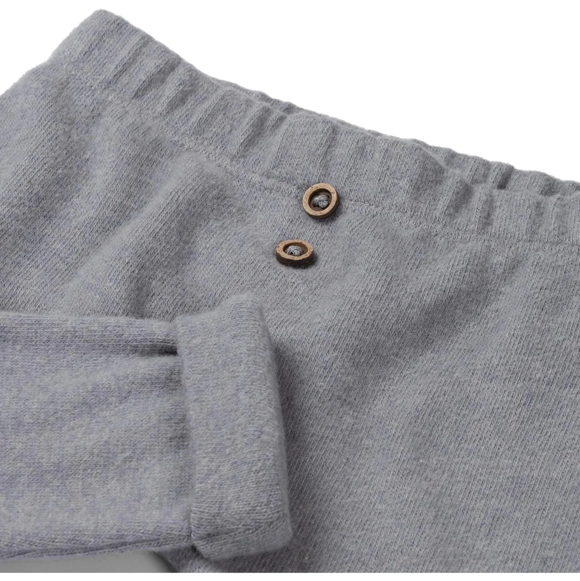 Broeken & Tuinbroeken|Broeken & Leggings*Sweet Petit Mini broek effen grijs Soft Blue Grey