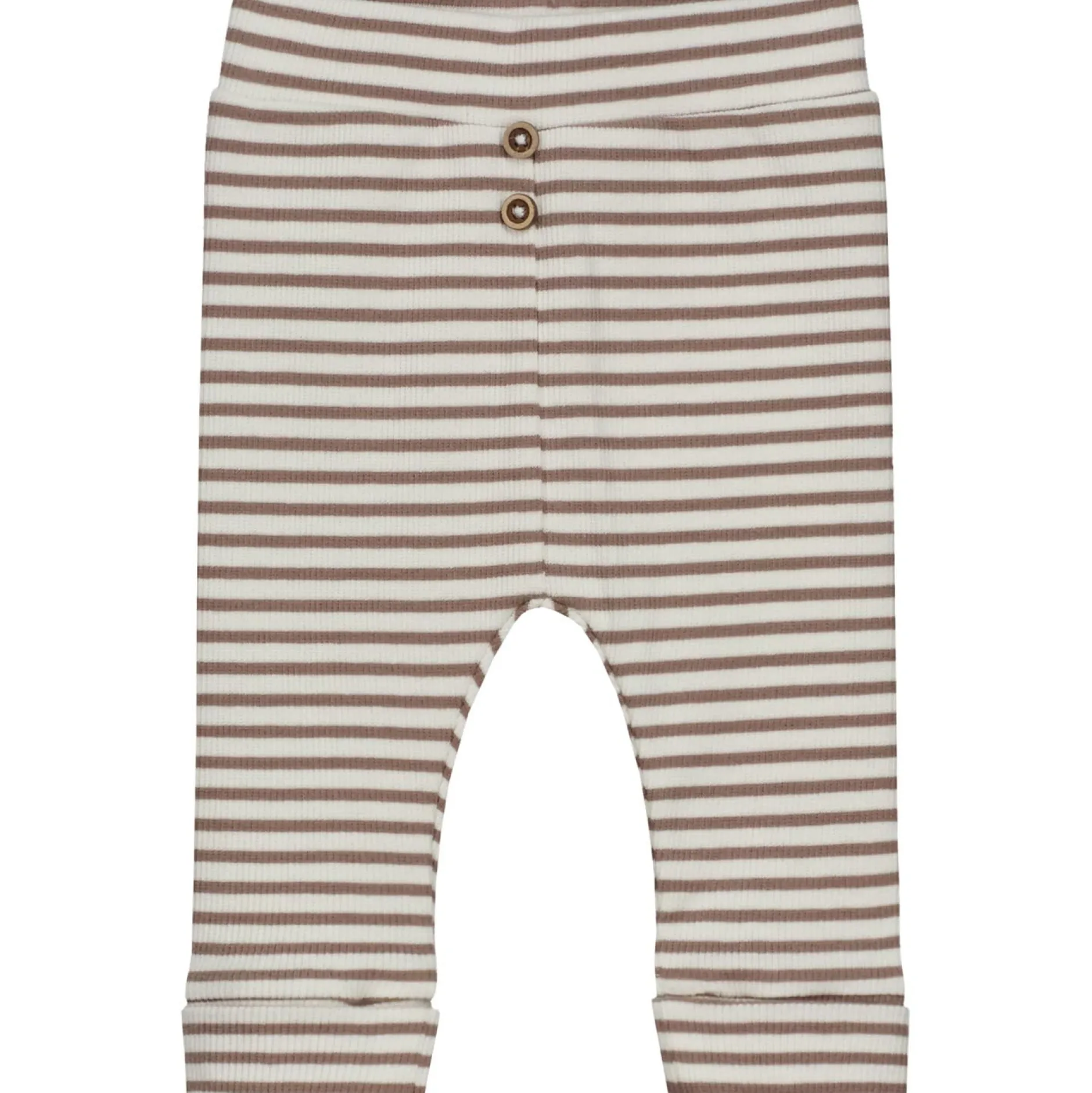 Broeken & Tuinbroeken|Broeken & Leggings*Sweet Petit Mini broek rib strepen bruin Mid Brown Melange