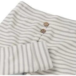 Broeken & Tuinbroeken|Broeken & Leggings*Sweet Petit Mini broek rib  strepen grijs Soft Stone Melange