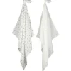 Doeken & Luiers*Sweet Petit Mini hydrofiele multidoeken 2 stuks  wit
