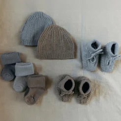 Accessoires|Accessoires*Sweet Petit Mini muts   blauw Soft Blue Grey