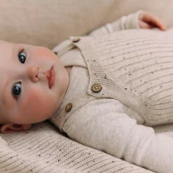 Boxpakjes|Boxpakjes & Jumpsuits*Sweet Petit Mini newborn tuinbroek mouwloos effen beige Ecru