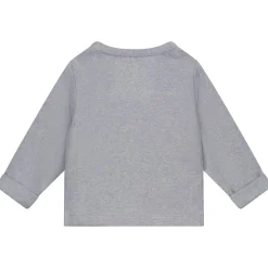 Sokjes & Slofjes|Broeken*Sweet Petit Mini overslag shirt, broekje & sokken Soft Blue Grey