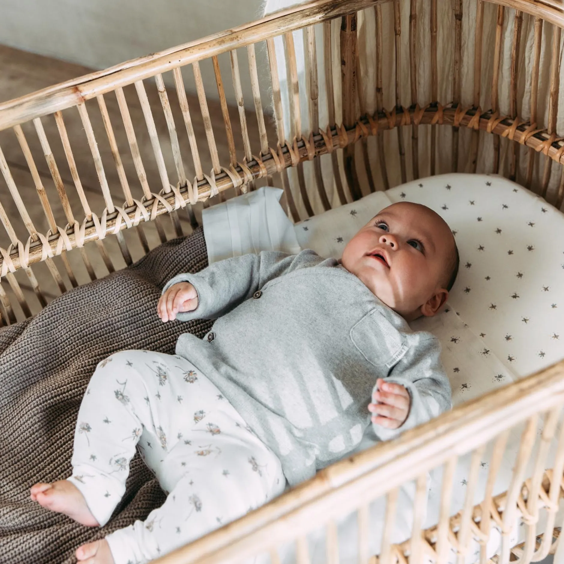 Shirts & Blouses|Shirts & Blouses*Sweet Petit Mini overslagshirt lange mouwen effen grijs Soft Stone Melange