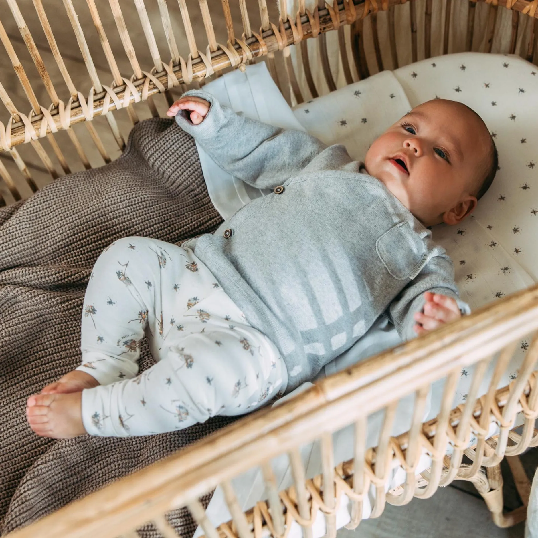 Shirts & Blouses|Shirts & Blouses*Sweet Petit Mini overslagshirt lange mouwen effen grijs Soft Stone Melange