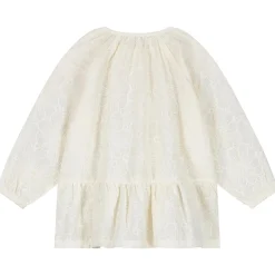 Shirts & Blouses|Shirts & Blouses*Sweet Petit peuter blouse Izza lange mouwen effen wit Dark Off-White