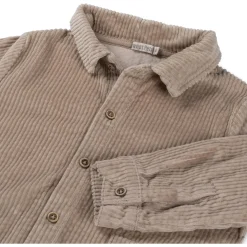 Shirts & Blouses|Shirts & Blouses*Sweet Petit peuter blouse Jack lange mouwen effen taupe Light Clay