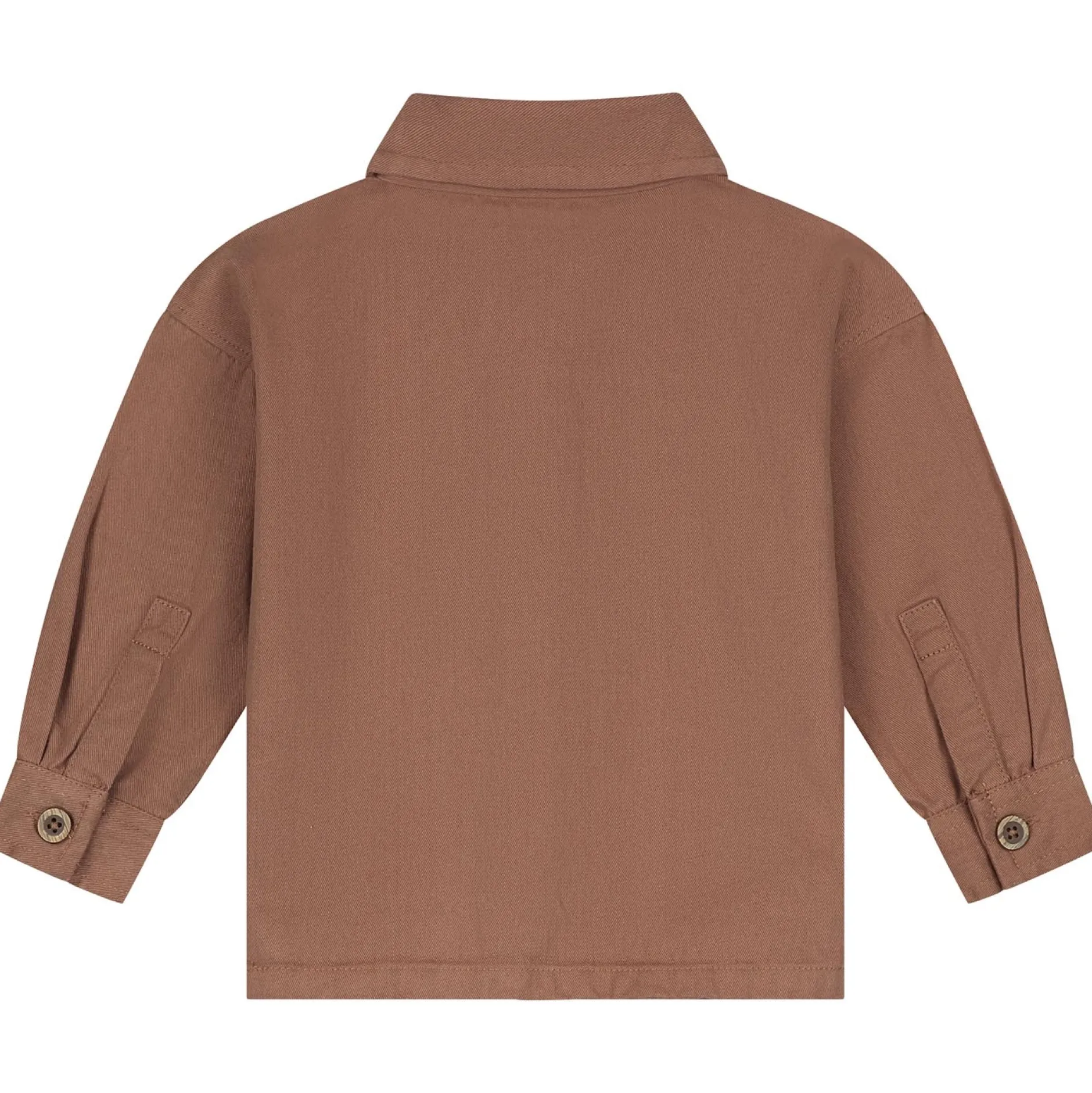Shirts & Blouses|Shirts & Blouses*Sweet Petit peuter blouse lange mouwen effen bruin Red Brown