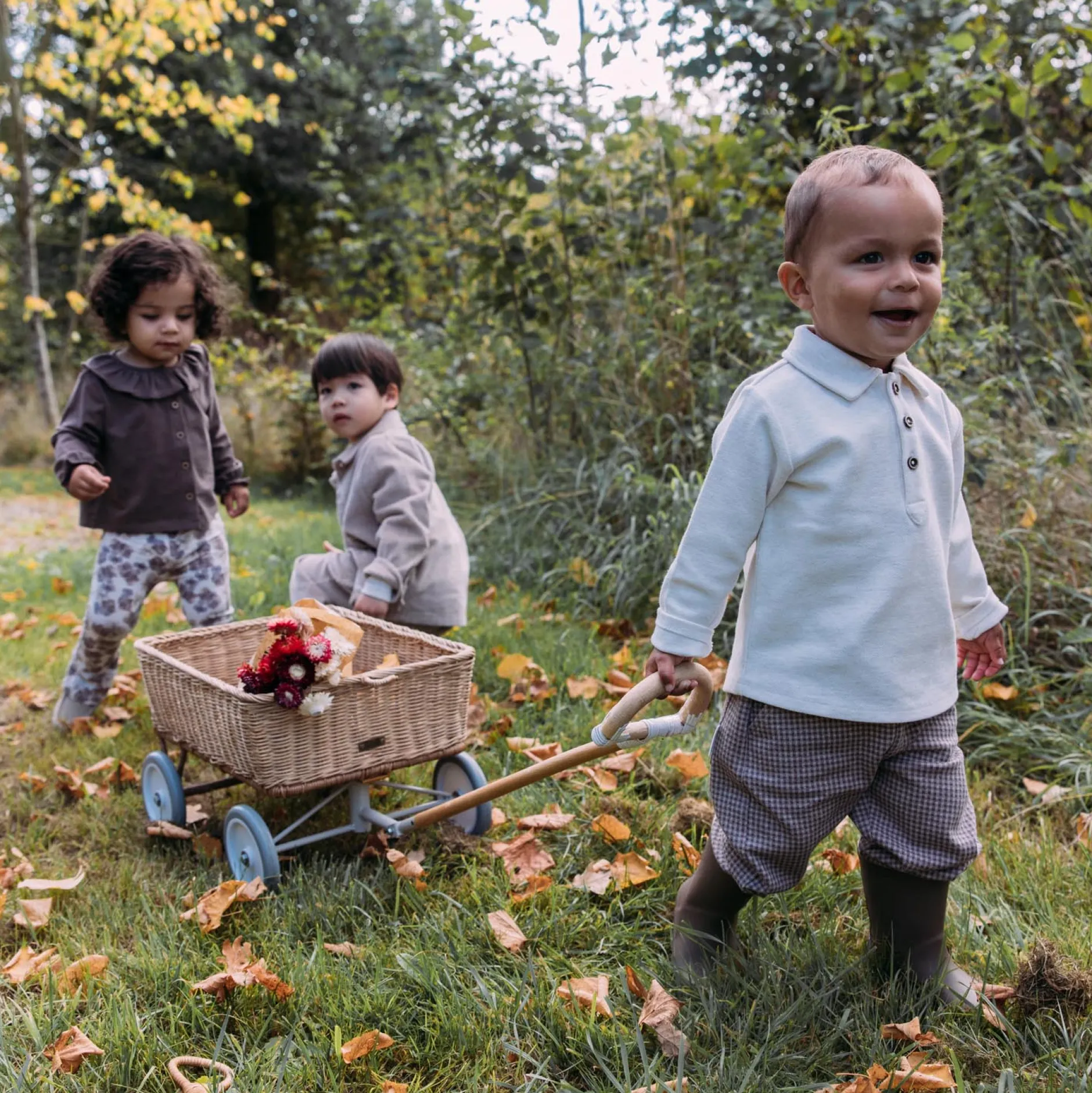 Broeken & Tuinbroeken|Broeken & Leggings*Sweet Petit peuter broek Goof ruit bruin Dark Brown Melange