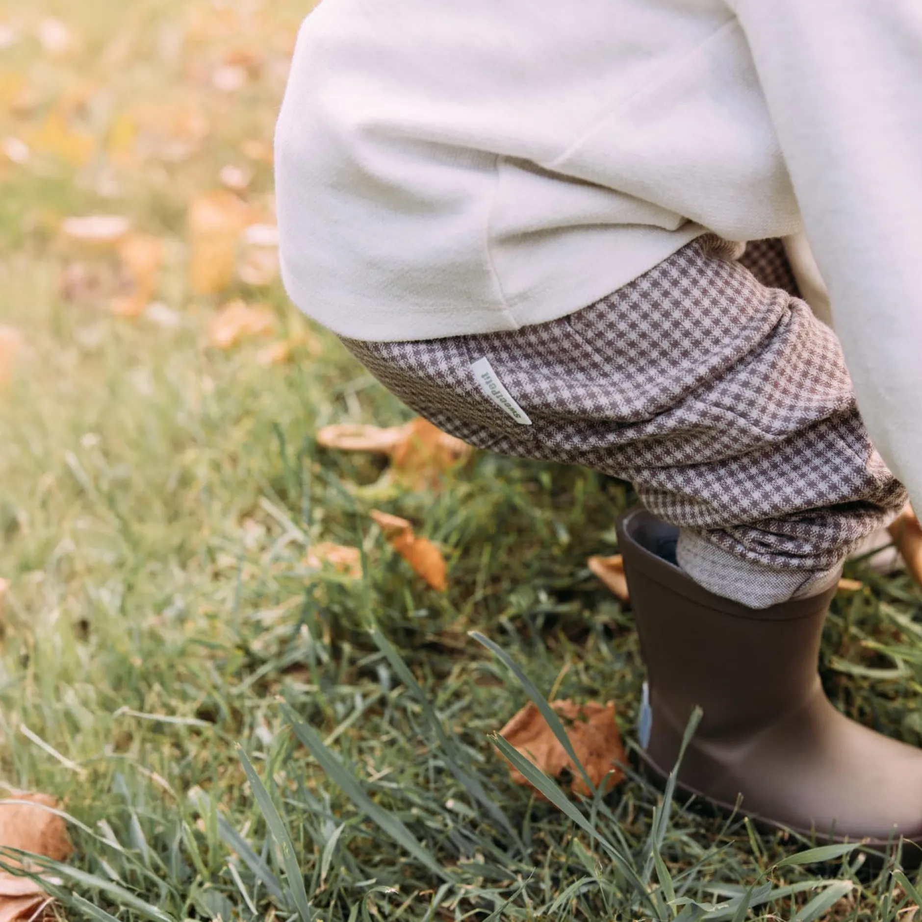 Broeken & Tuinbroeken|Broeken & Leggings*Sweet Petit peuter broek Goof ruit bruin Dark Brown Melange