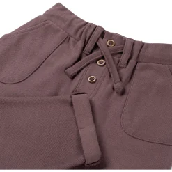 Broeken & Tuinbroeken|Broeken & Leggings*Sweet Petit peuter broek Benja  effen bruin Dark Mud Brown