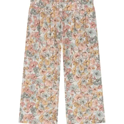 Broeken & Leggings|Broeken & Leggings*Sweet Petit peuter broek Maysa bloemen beige Soft Ecru Melange