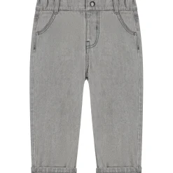 Jeans|Broeken & Tuinbroeken*Sweet Petit peuter broek Riv  effen grijs Dark Grey Denim