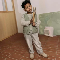 Jeans|Broeken & Tuinbroeken*Sweet Petit peuter broek  effen grijs Light Grey Denim
