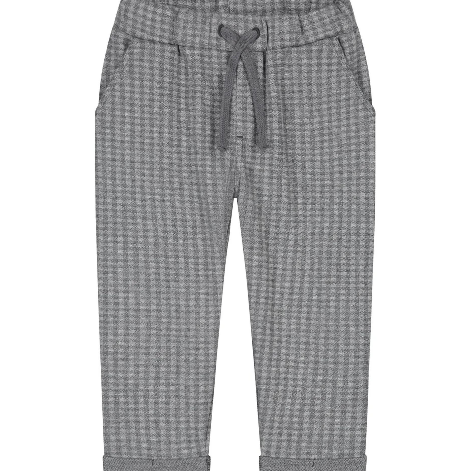 Broeken & Tuinbroeken|Broeken & Leggings*Sweet Petit peuter broek Goof ruit grijs Mid Stone Melange