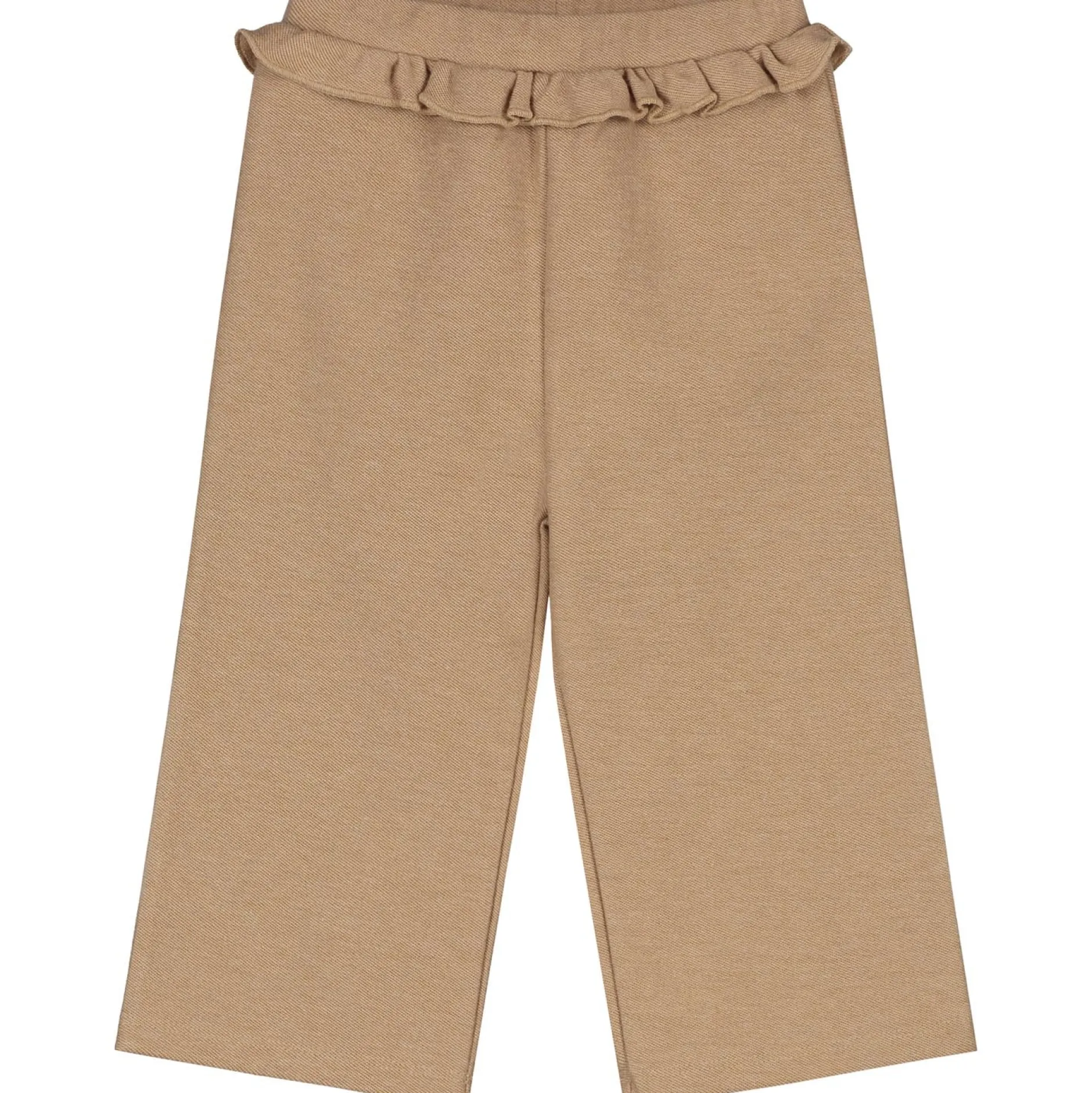 Broeken & Leggings|Broeken & Leggings*Sweet Petit peuter broek Nina effen beige Soft Sand Melange