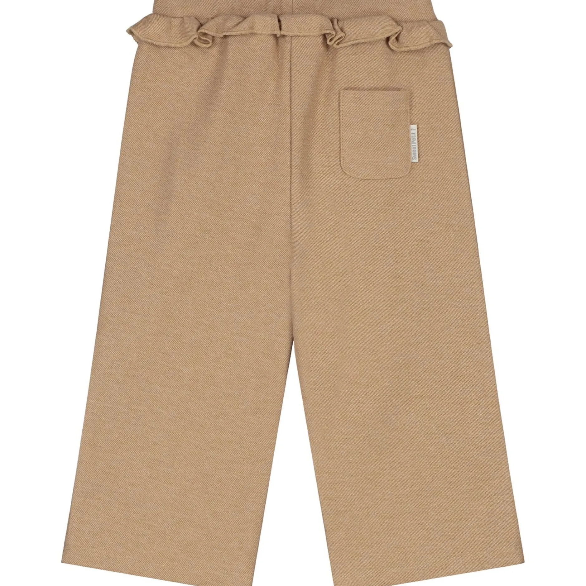 Broeken & Leggings|Broeken & Leggings*Sweet Petit peuter broek Nina effen beige Soft Sand Melange