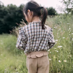 Broeken & Leggings|Broeken & Leggings*Sweet Petit peuter broek Nina effen beige Soft Sand Melange