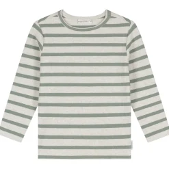 Shirts & Blouses|Shirts & Blouses*Sweet Petit peuter shirt lange mouwen strepen groen Sage Green