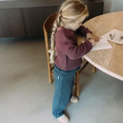 Shirts & Blouses|Shirts & Blouses*Sweet Petit peuter shirt Zoe lange mouwen effen paars Dark Mauve Purple