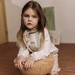 Shirts & Blouses|Shirts & Blouses*Sweet Petit peuter shirt Else lange mouwen effen beige Soft Ecru Melange