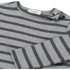 Shirts & Blouses|Shirts & Blouses*Sweet Petit peuter shirt Mees lange mouwen strepen grijs Mid Stone Melange