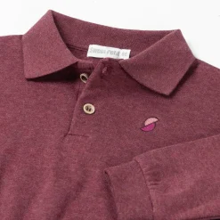 Truien & Vesten|Truien & Sweaters*Sweet Petit peuter sweater Pim lange mouwen effen rood Red Brown