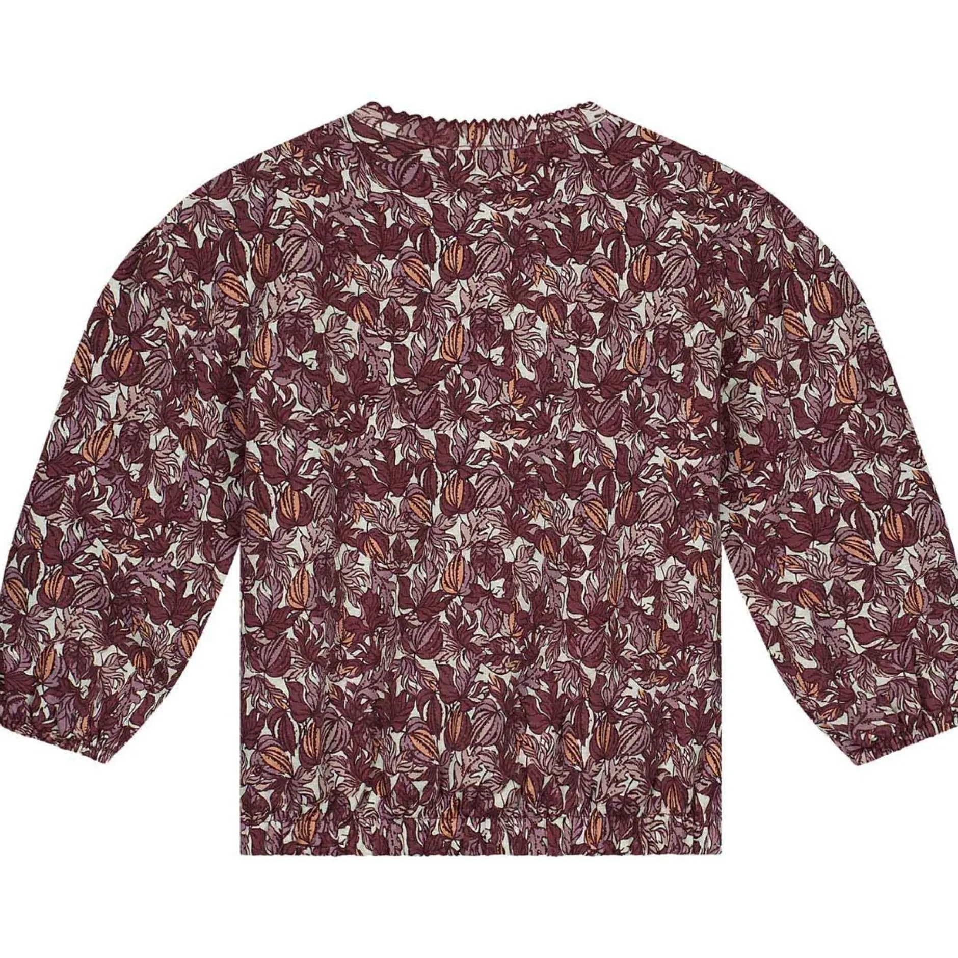 Truien & Vesten|Truien & Sweaters*Sweet Petit peuter sweater mira lange mouwen bladeren multi Soft Ecru Melange