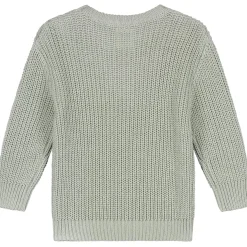 Truien & Vesten|Truien & Sweaters*Sweet Petit peuter trui lange mouwen effen groen Soft Green