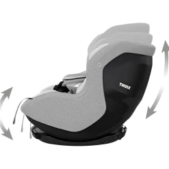 Autostoelen Groep 1*Thule Elm Lightgrey