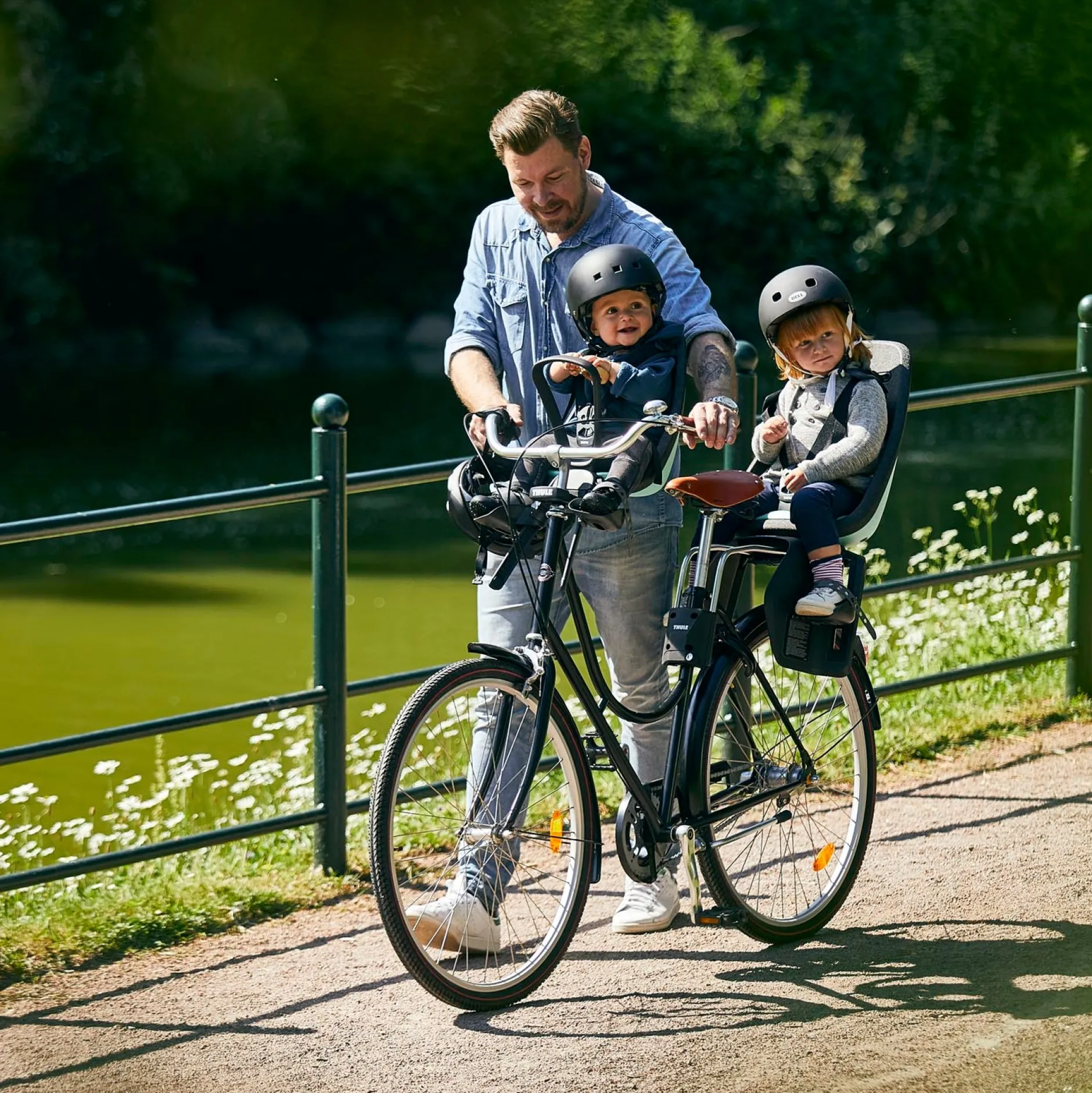 Fietsstoeltjes*Thule Yepp Nexxt 2 mini fietsstoeltje Mintgreen