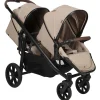 Frames Met Zit|Duo Kinderwagens*Topmark 2 Combi duowagen Sandbrown