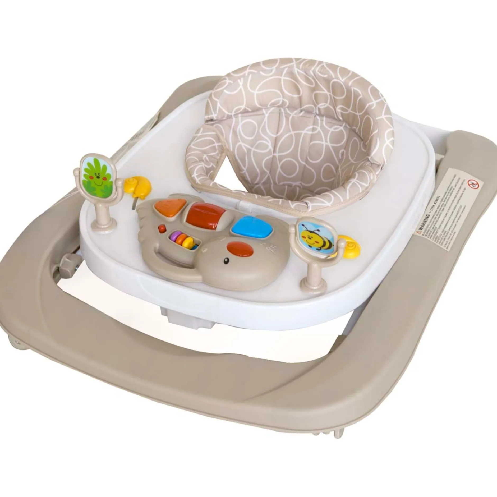 Loopfietsen & Loopwagens|Loopstoeltjes*Topmark loopstoel Don Light Sand Brown