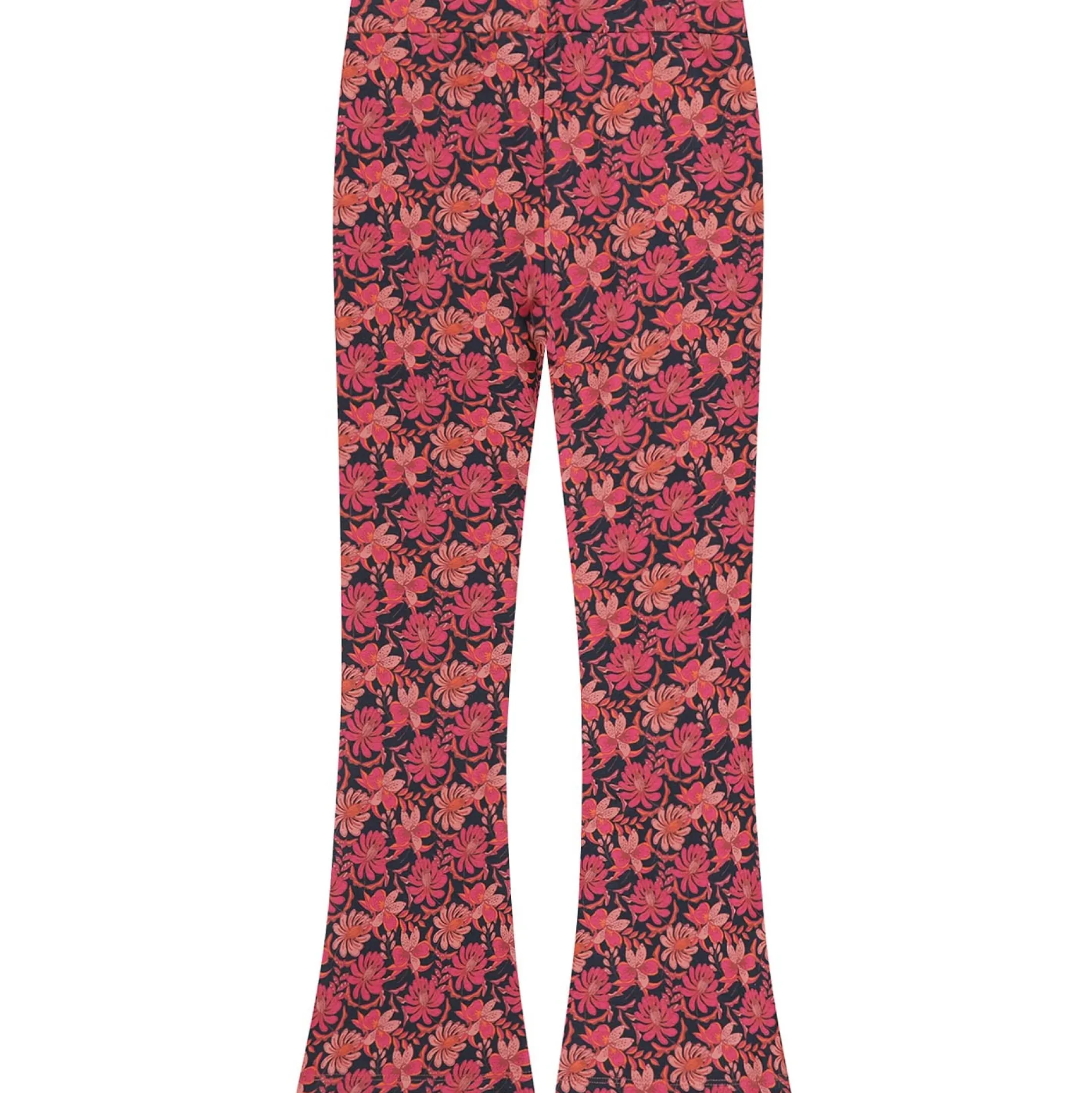 Broeken & Leggings|Broeken & Leggings*Tumble 'n Dry peuter broek flared bloemen rood Rosered
