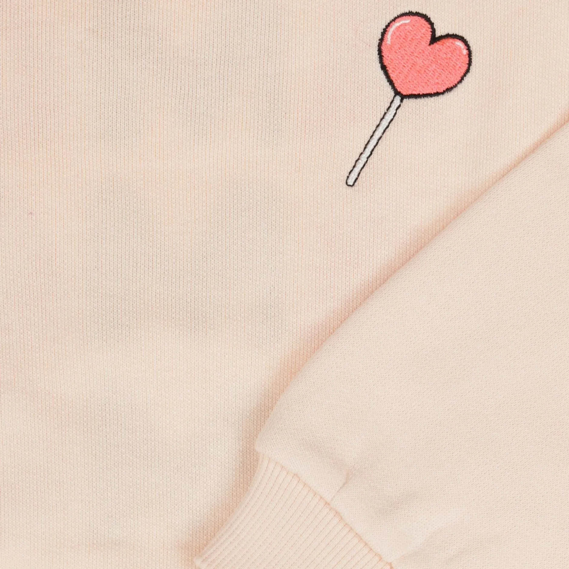 Truien & Vesten|Truien & Sweaters*Tumble 'n Dry peuter sweater lange mouwen tekst beige Skin Piink