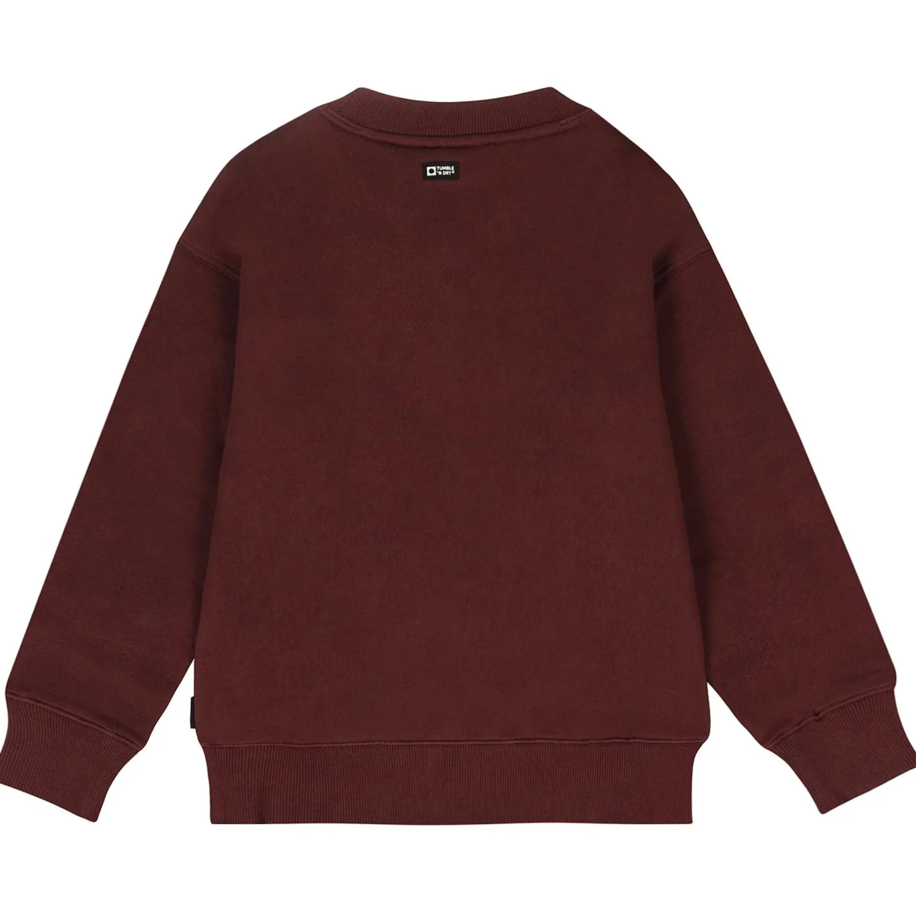 Truien & Vesten|Truien & Sweaters*Tumble 'n Dry peuter sweater lange mouwen printopdruk rood Burgundy Red