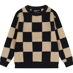 Truien & Vesten|Truien & Sweaters*Tumble 'n Dry peuter trui lange mouwen ruit multi Dark Navy Blue